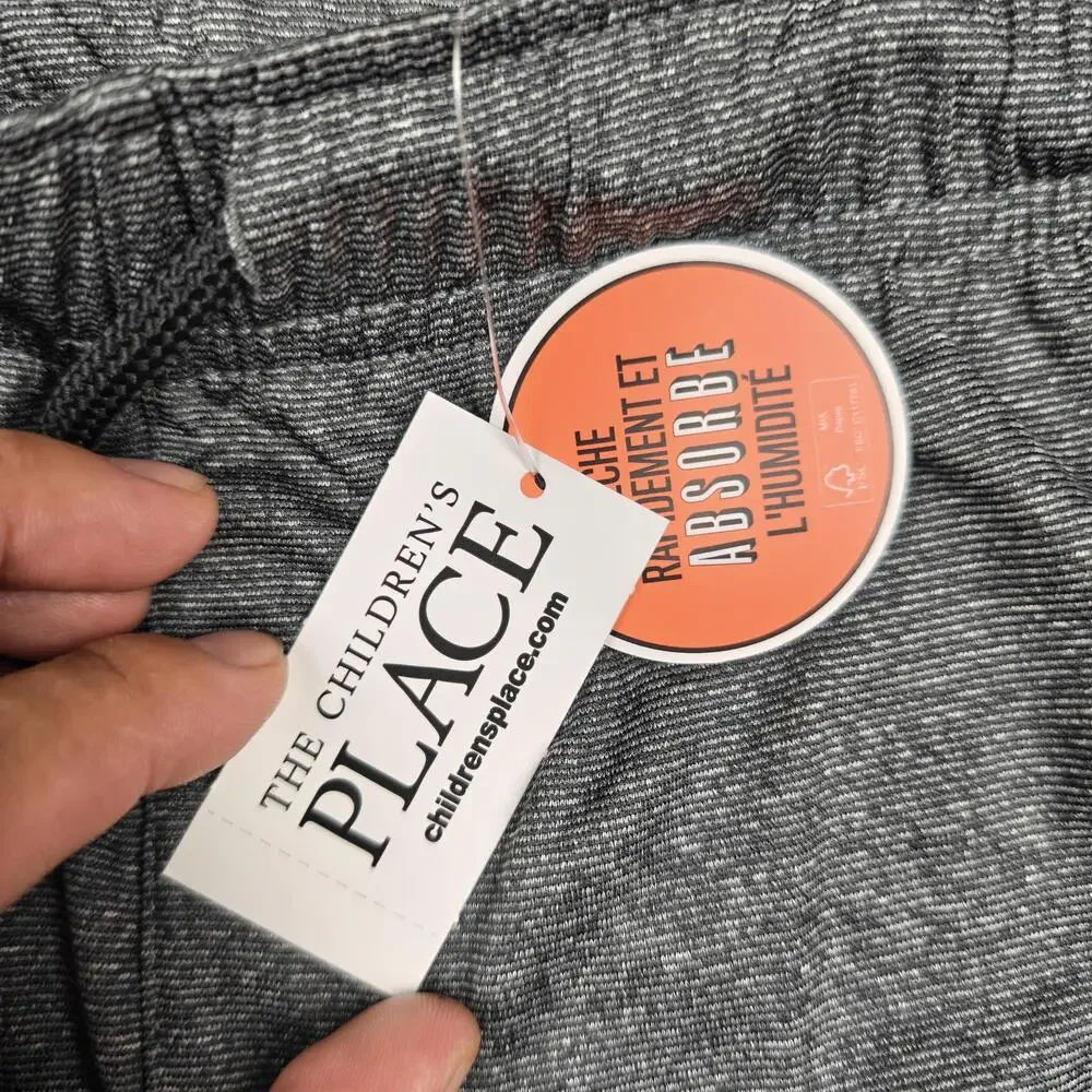 The Children's Place Shorts Boys 16 Gray Athletic Mesh Moisture Wicking